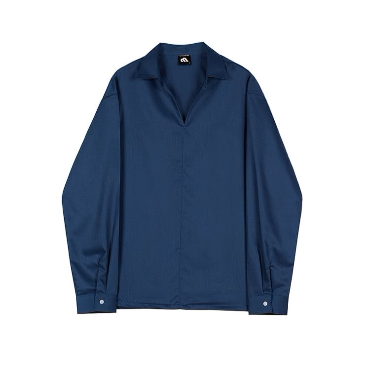 S8 No. 166 Collared V-Neck Shirt