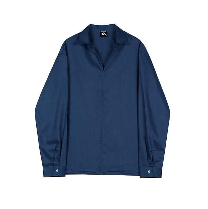 S8 No. 166 Collared V-Neck Shirt