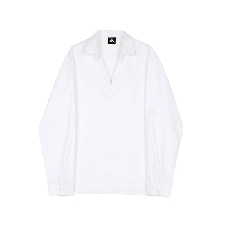 S8 No. 166 Collared V-Neck Shirt