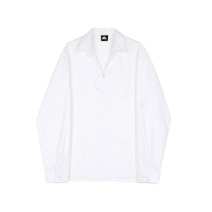 S8 No. 166 Collared V-Neck Shirt