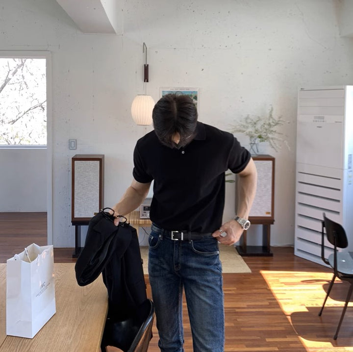 S8 No. 210 Half-Sleeved Polo Shirt