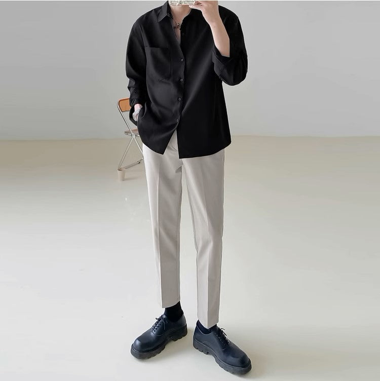 S8 No. 246 Loose Long-Sleeved Shirt