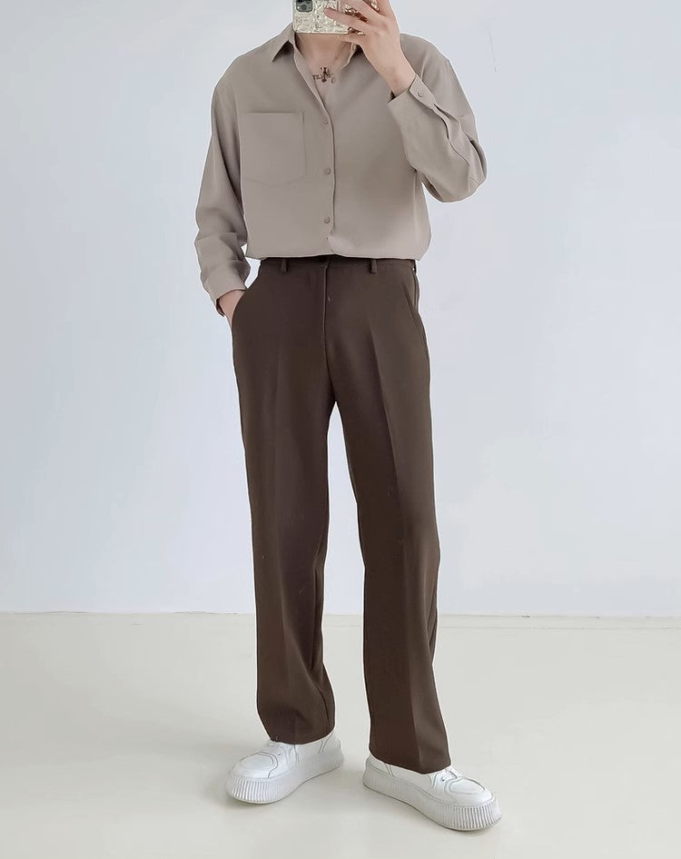 S8 No. 246 Loose Long-Sleeved Shirt