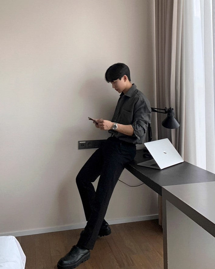 S8 No. 349 Casual Long-Sleeved Shirt