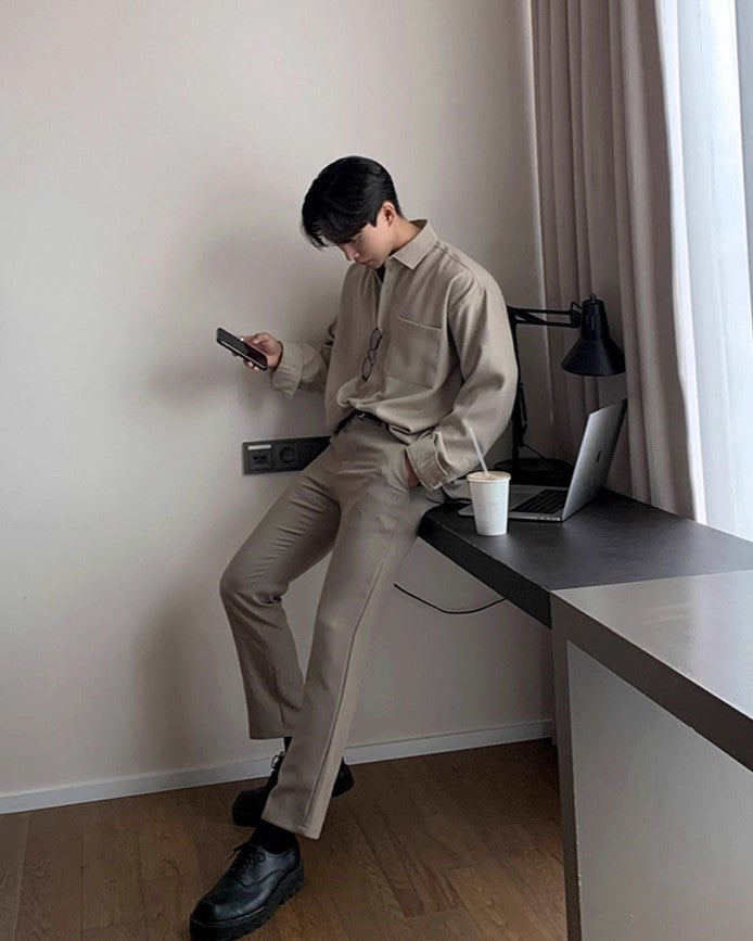 S8 No. 349 Casual Long-Sleeved Shirt