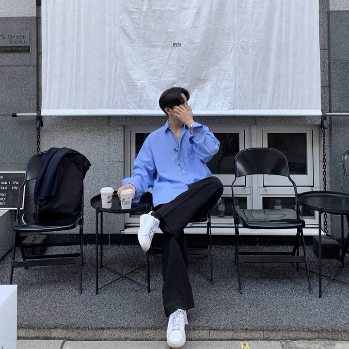 S8 No. 367 Striped Long-Sleeved Shirt