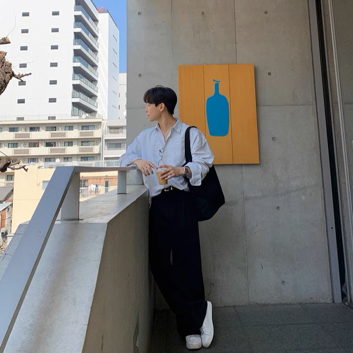 S8 No. 367 Striped Long-Sleeved Shirt