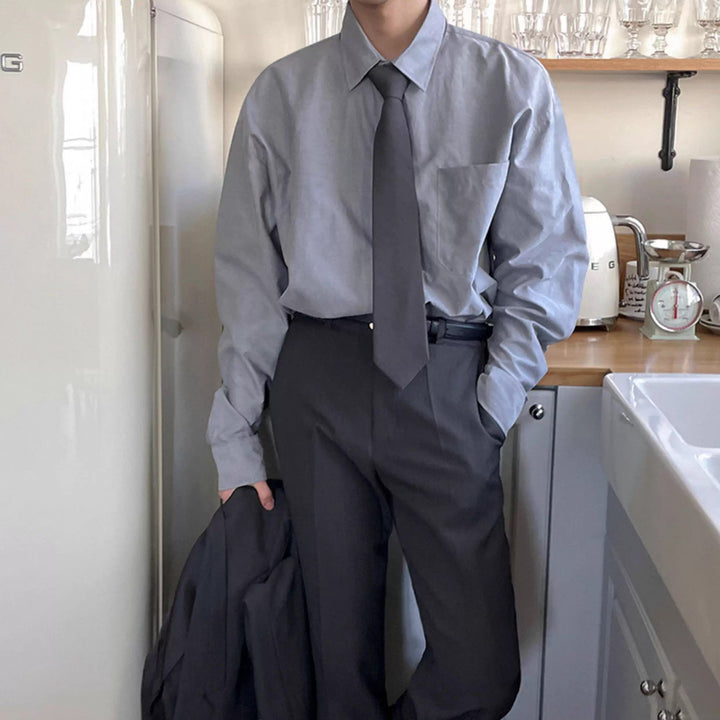 S8 No. 374 Loose Long-Sleeved Shirt