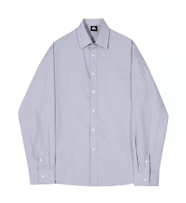 S8 No. 374 Loose Long-Sleeved Shirt