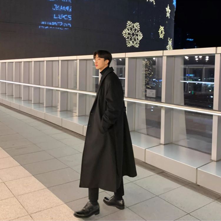 S8 No. 378 Knee-Length Woolen Coat