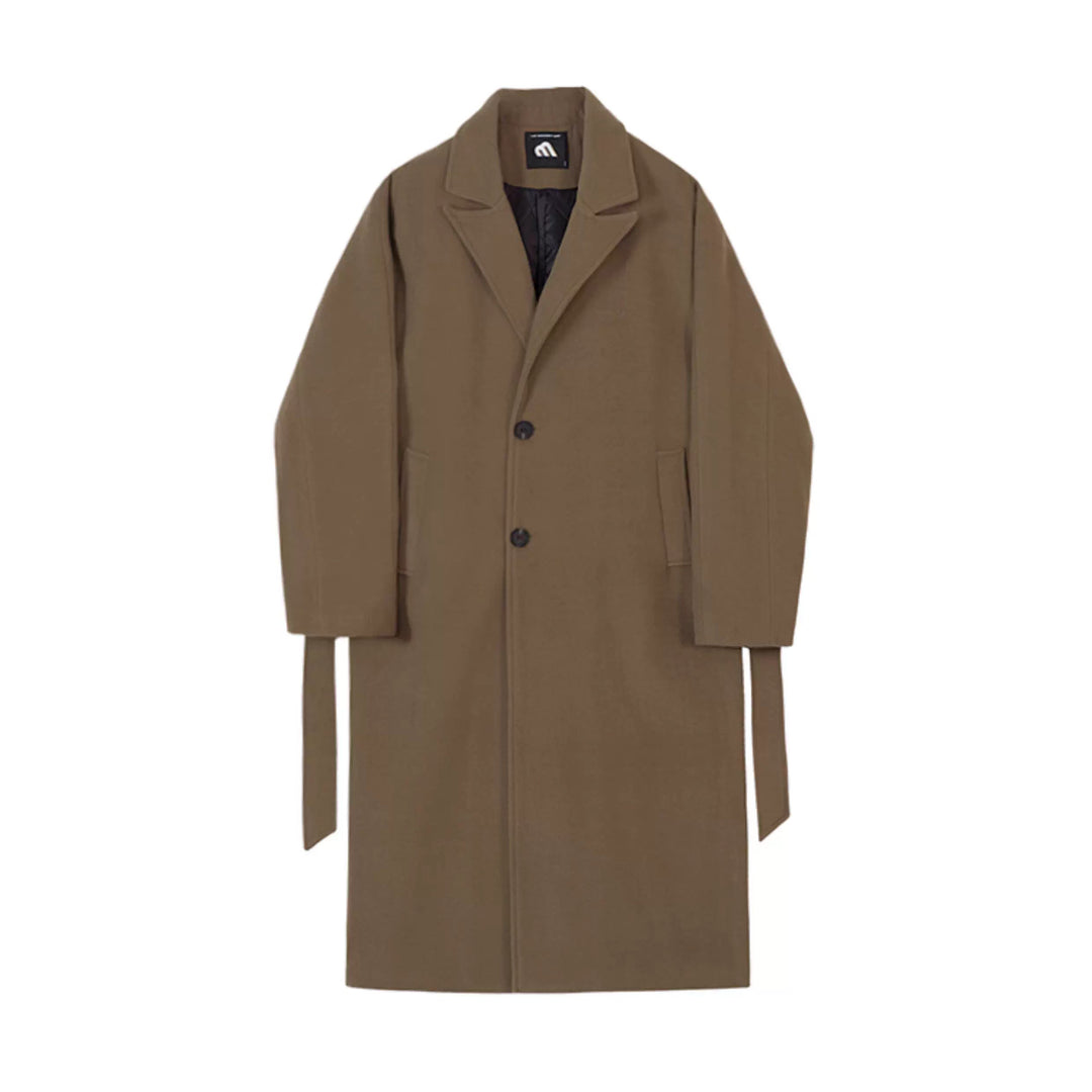 S8 No. 378 Knee-Length Woolen Coat