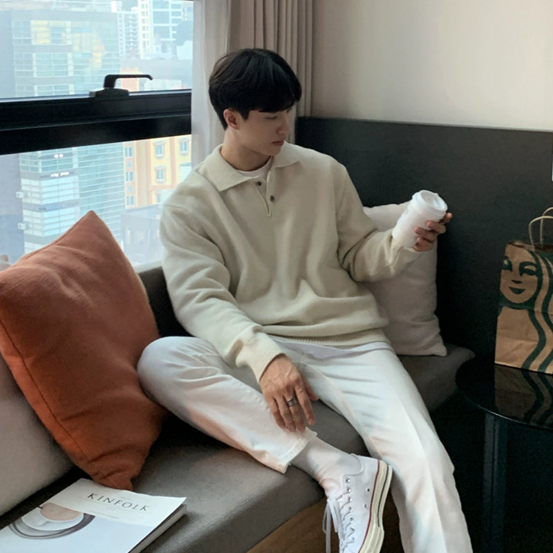 S8 No. 244 Loose Lapel Sweater