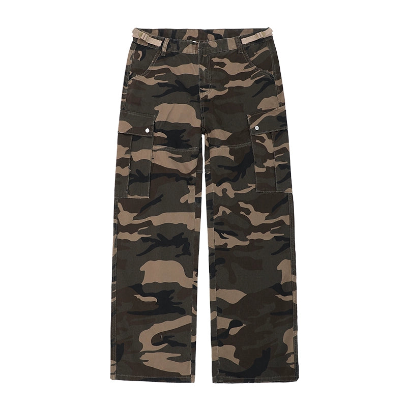 S8 No. 504 Loose Straight Cargo Pants