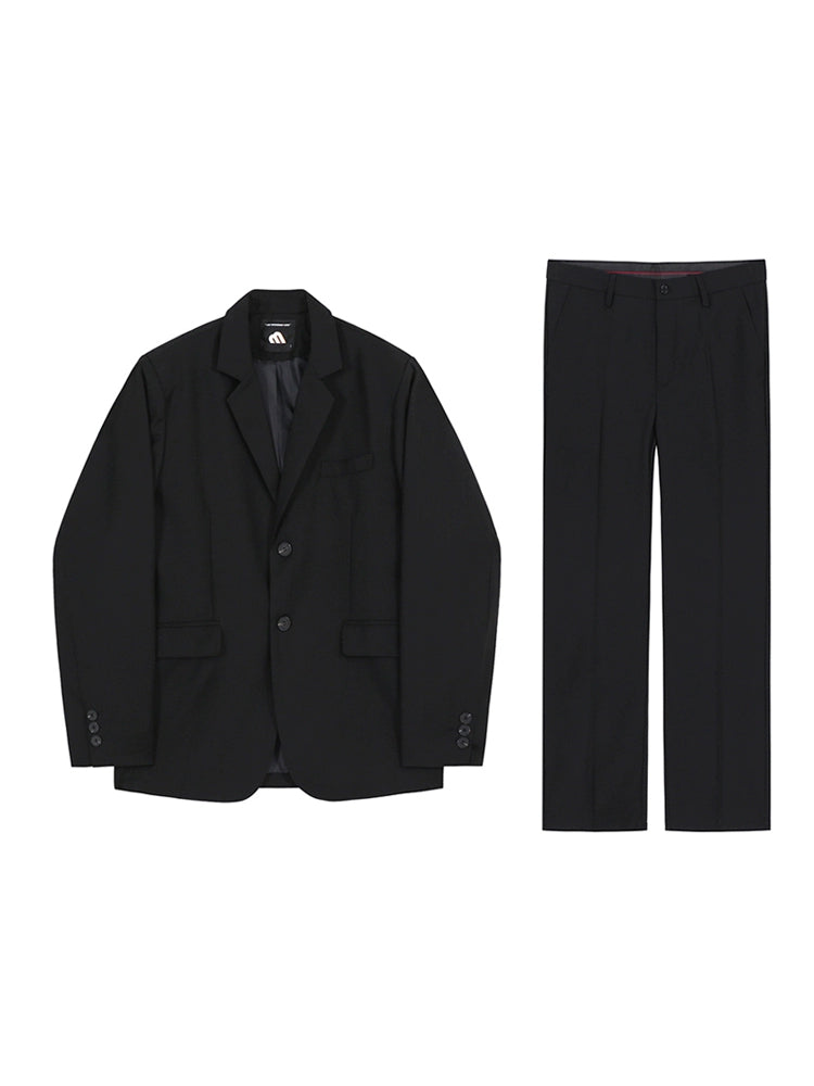 S8 No. 375 Casual Blazer And Straight-Leg Pants