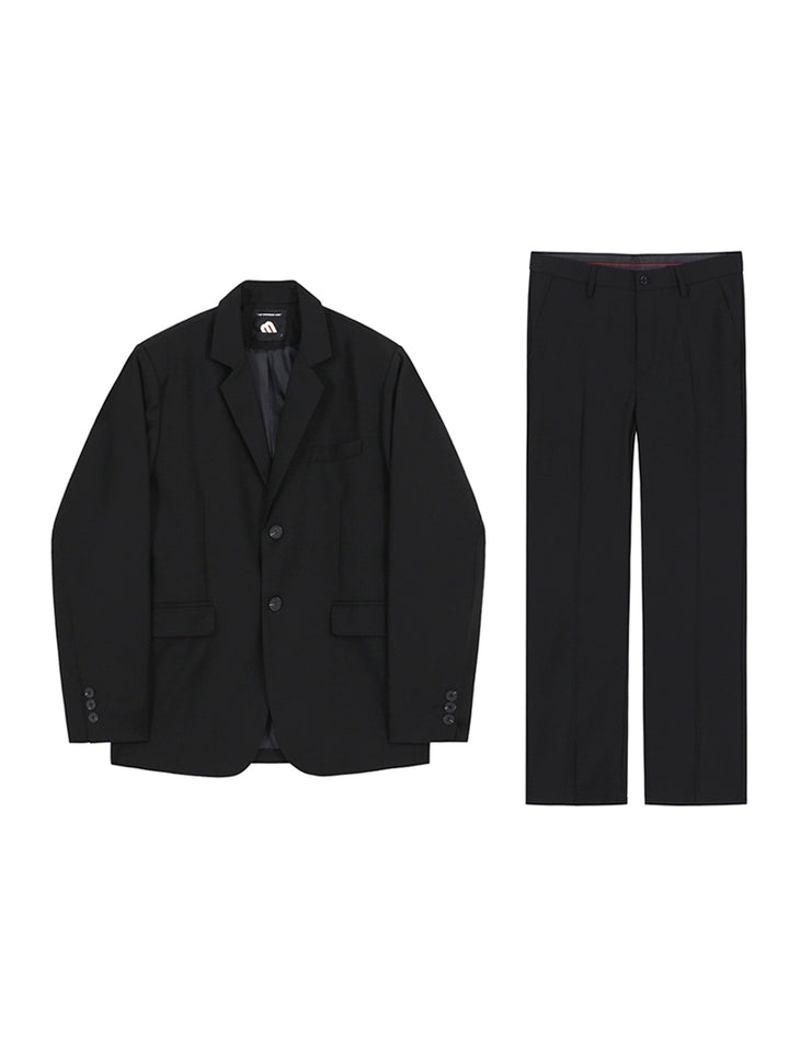 S8 No. 375 Casual Blazer And Straight-Leg Pants