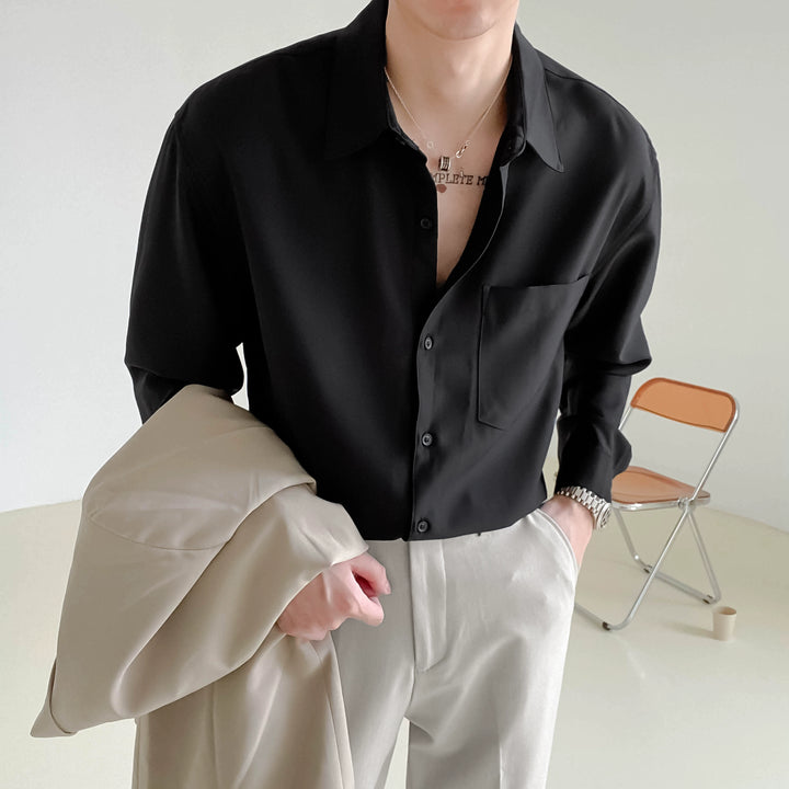 S8 No. 246 Loose Long-Sleeved Shirt