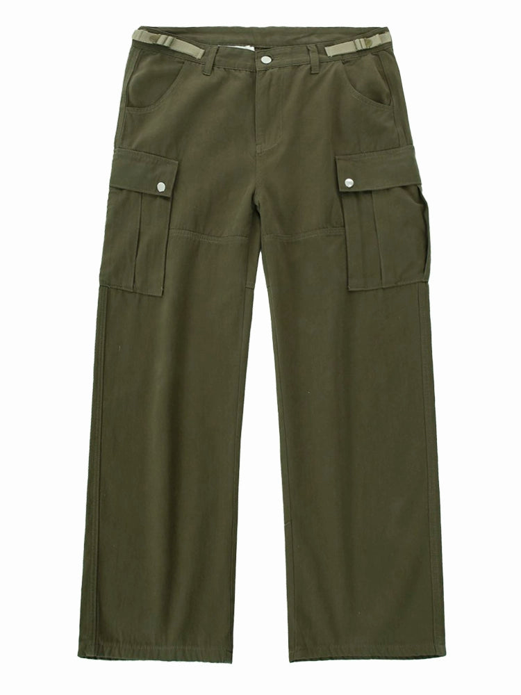 S8 No. 504 Loose Straight Cargo Pants