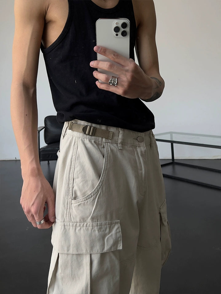 S8 No. 504 Loose Straight Cargo Pants