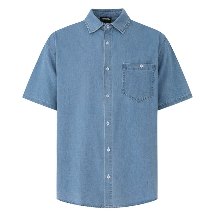 S8 No. 641 Casual Short Sleeve Denim Shirt