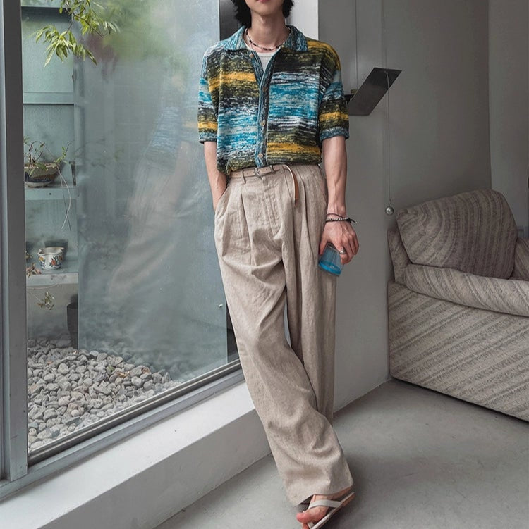 S8 No. 684 Wide Leg Linen Trousers