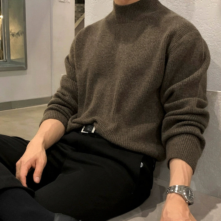 S8 No. 422 Semi-Turtleneck Knit Sweater