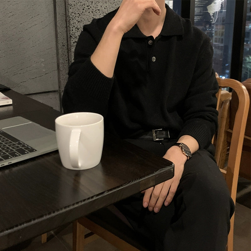 S8 No. 244 Loose Lapel Sweater