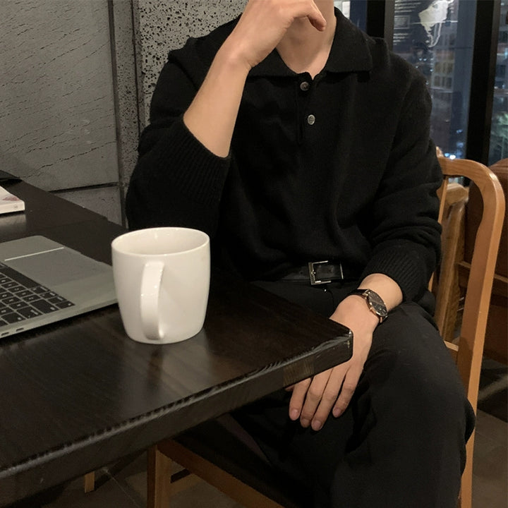 S8 No. 244 Loose Lapel Sweater