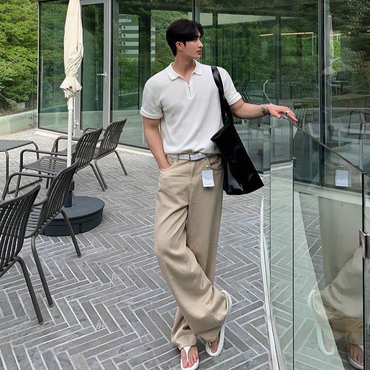 S8 No. 643 Quarter-Zip Polo Shirt