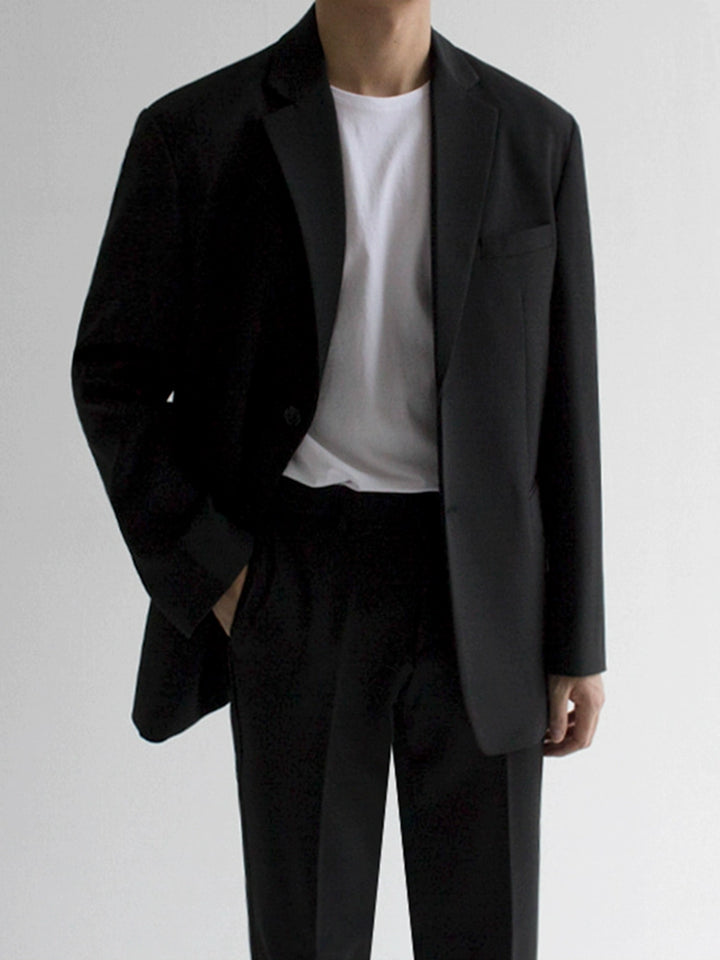 S8 No. 375 Casual Blazer And Straight-Leg Pants