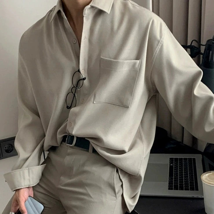 S8 No. 349 Casual Long-Sleeved Shirt