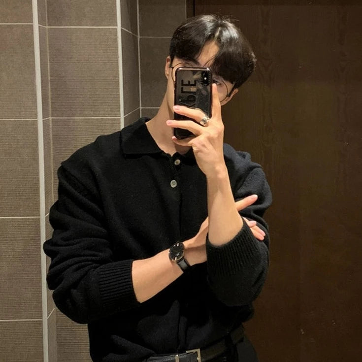 S8 No. 244 Loose Lapel Sweater