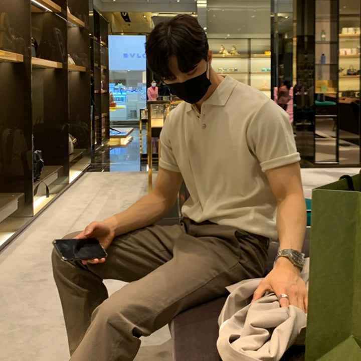 S8 No. 210 Half-Sleeved Polo Shirt