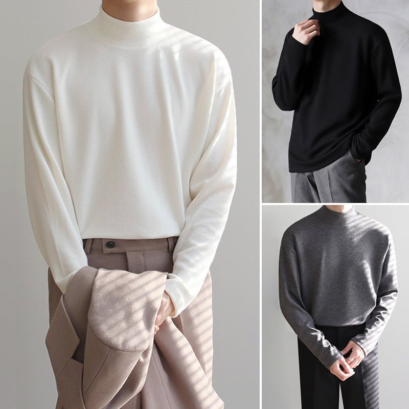 KC No. 150 HALF HIGH TURTLENECK |MT - KŌSEI COLLECTIVE コーセイコレクティブ|Korean Fashion|Japanese Fashion|Asian Fashion| Asian Jewelry