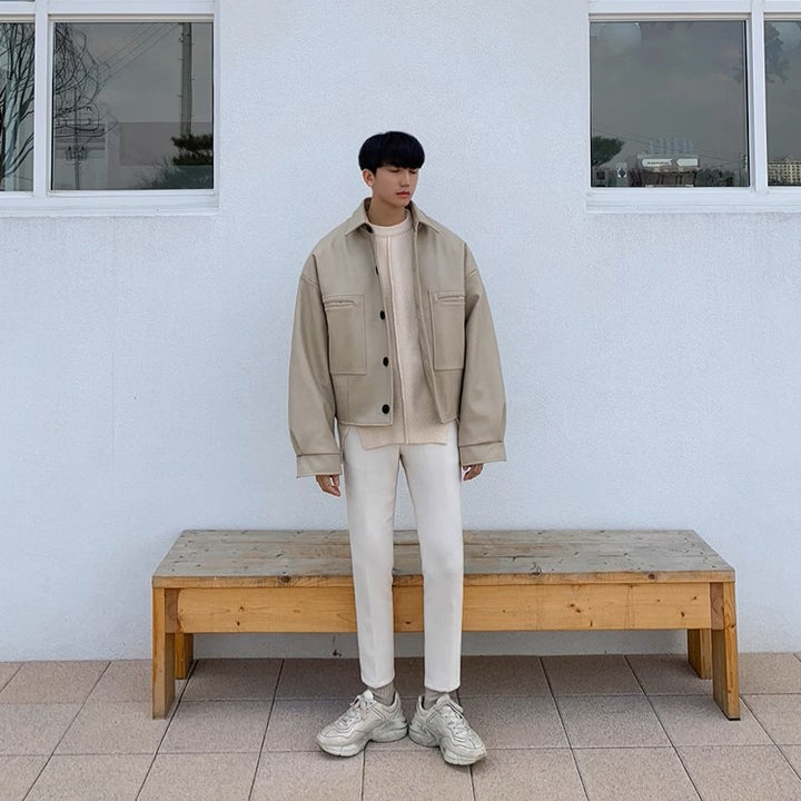 S8 No. 203 Leather Winter Jacket