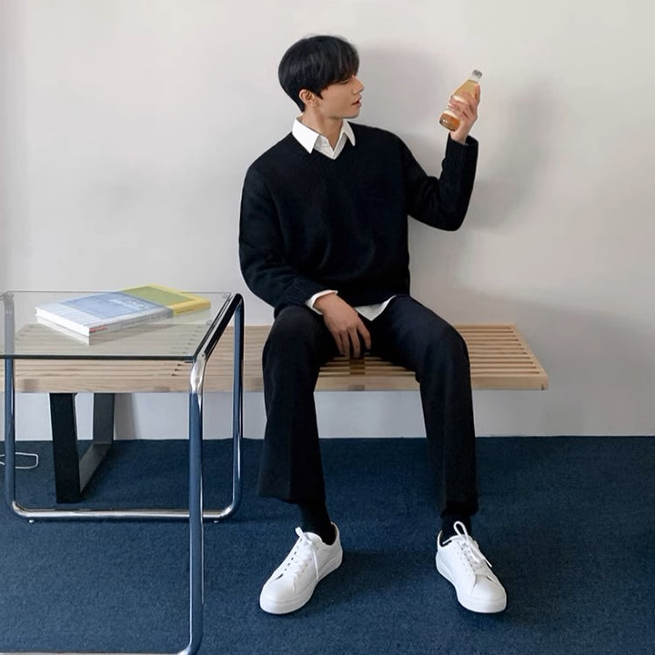 S8 No. 280 V-Neck Knit Sweater