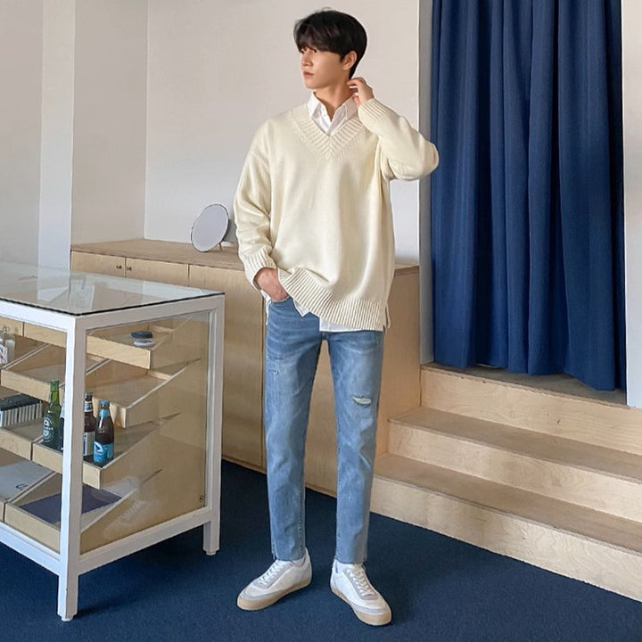 S8 No. 280 V-Neck Knit Sweater