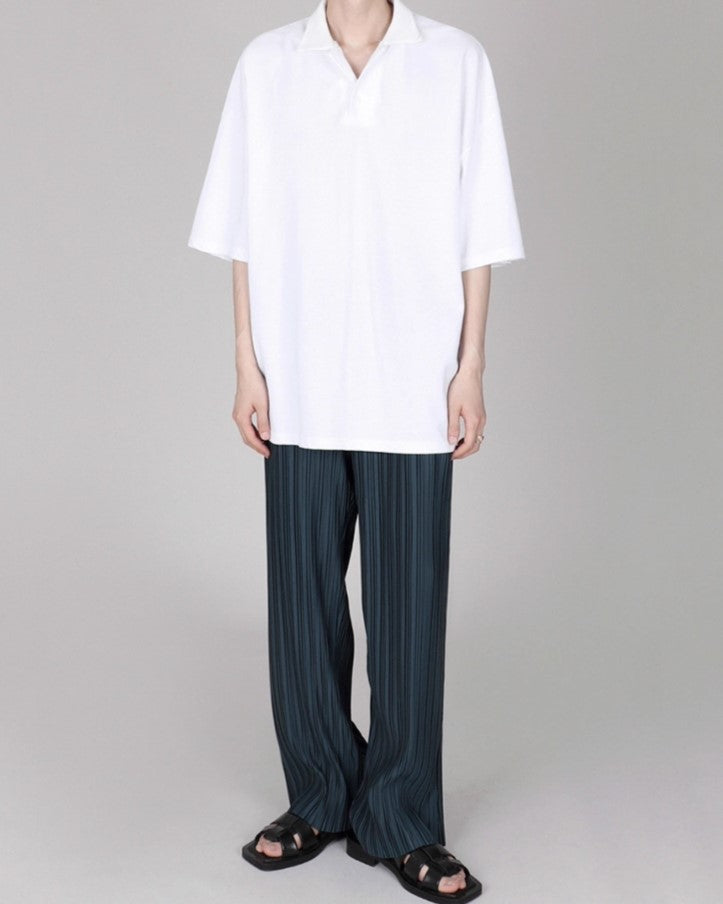 S8 No. 376 Silk Wide-Leg Pants