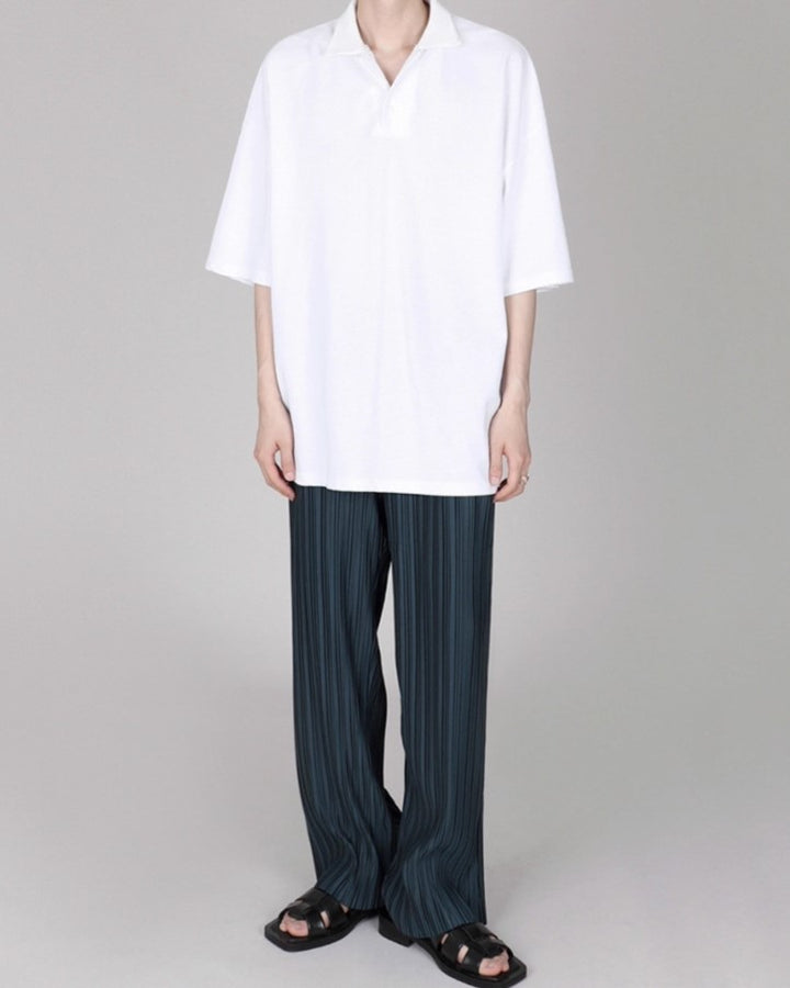 S8 No. 376 Silk Wide-Leg Pants
