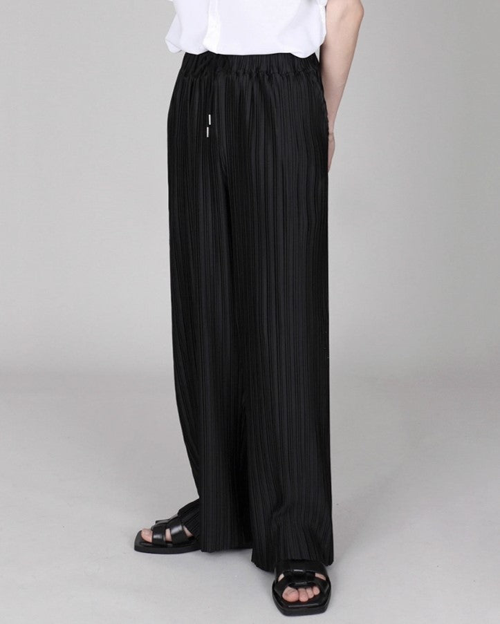 S8 No. 376 Silk Wide-Leg Pants