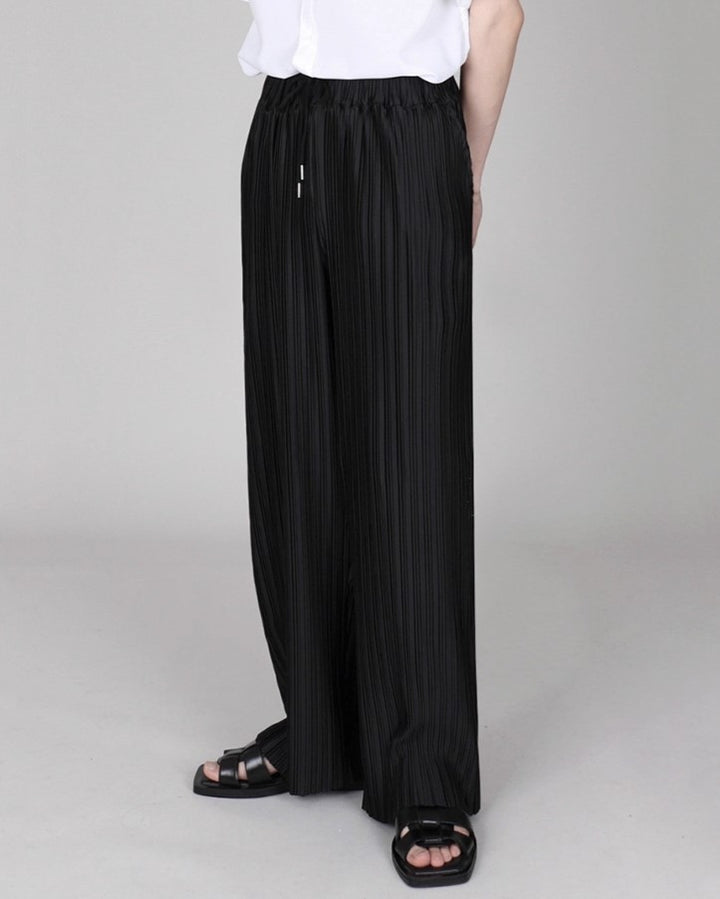 S8 No. 376 Silk Wide-Leg Pants