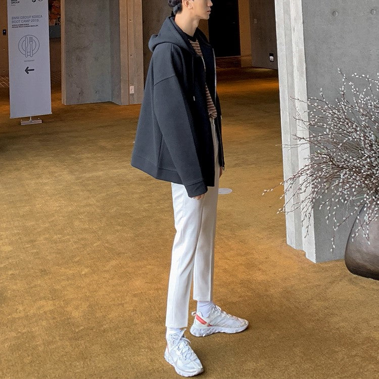 S8 No. 385 Loose Zip-Up Hoodie