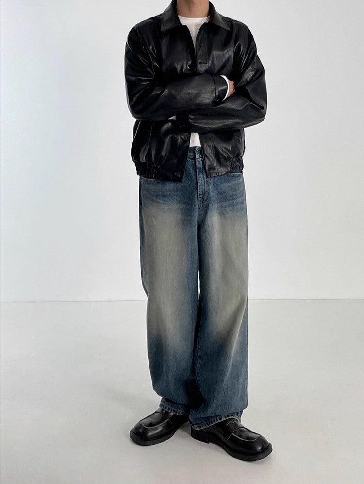 S8 No. 389 Washed Wide Jeans