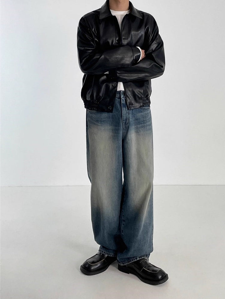 S8 No. 389 Washed Wide Jeans
