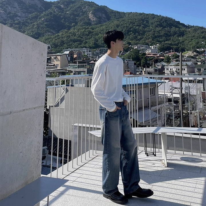 S8 No. 389 Washed Wide Jeans