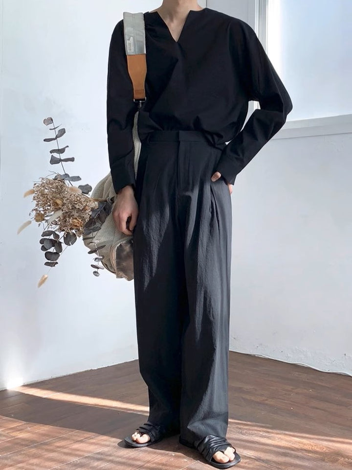 S8 No. 394 Linen Straight Pants