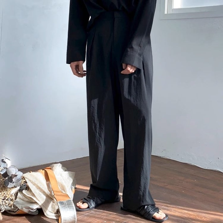 S8 No. 394 Linen Straight Pants