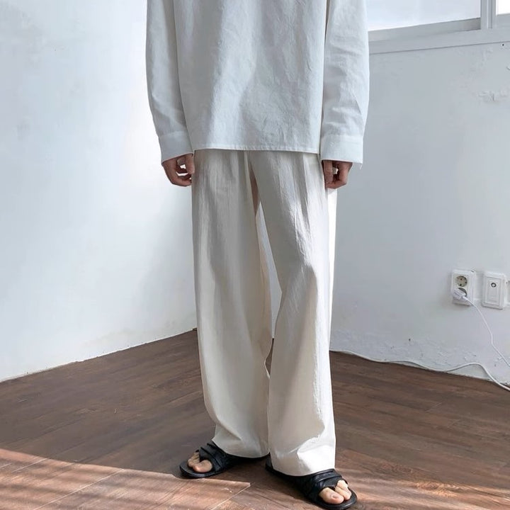 S8 No. 394 Linen Straight Pants