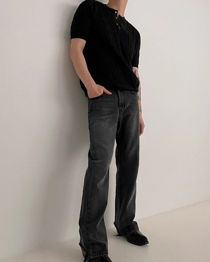 S8 No. 397 Knit Half-Sleeved T-shirt