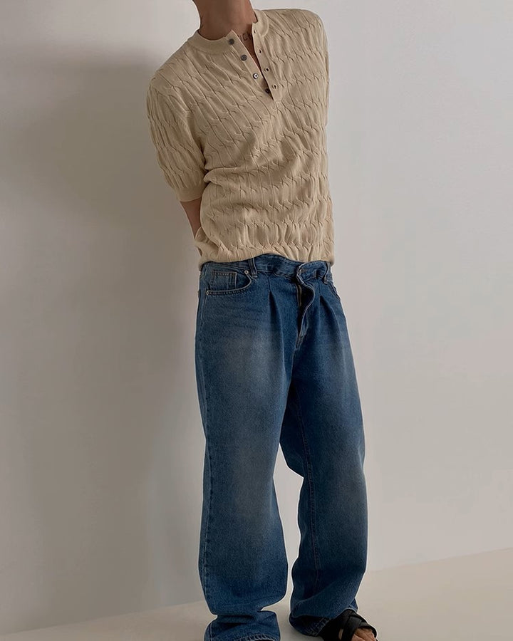 S8 No. 397 Knit Half-Sleeved T-shirt