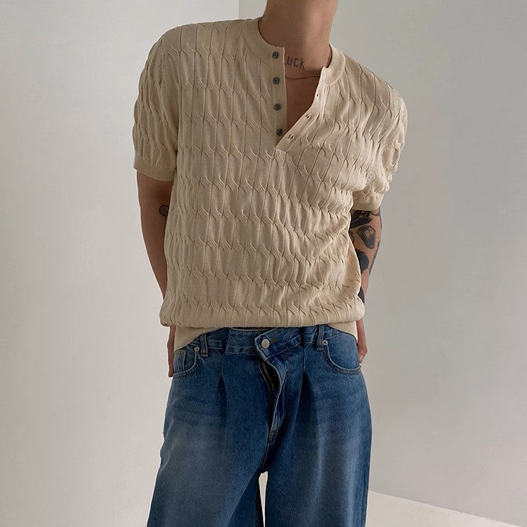 S8 No. 397 Knit Half-Sleeved T-shirt